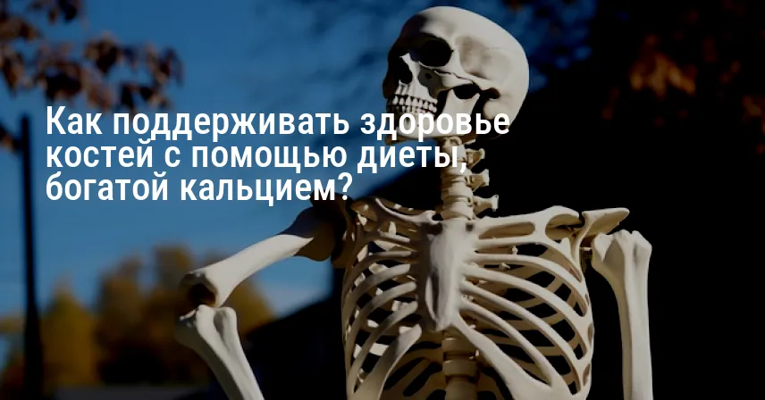Как поддерживать здоровье костей с помощью диеты, богатой кальцием?