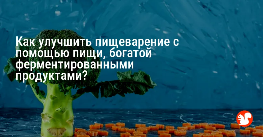 Как улучшить пищеварение с помощью пищи, богатой ферментированными продуктами?
