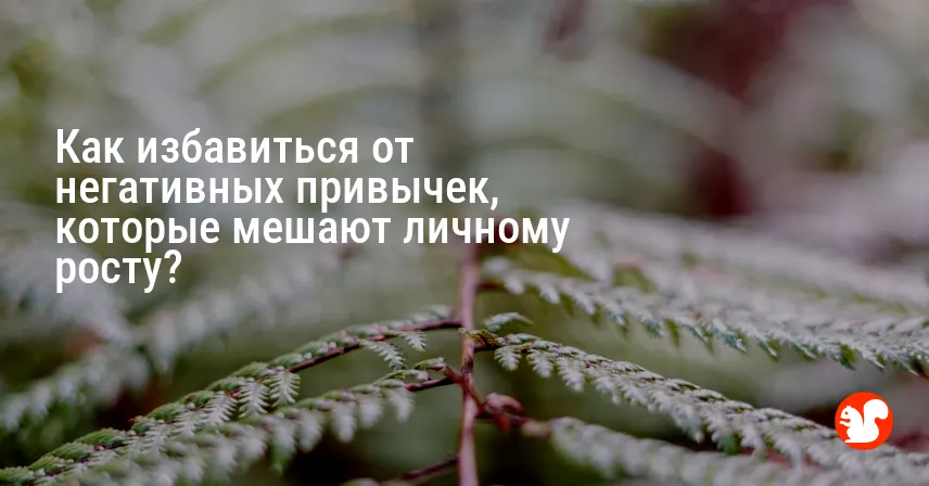 Как избавиться от негативных привычек, которые мешают личному росту?