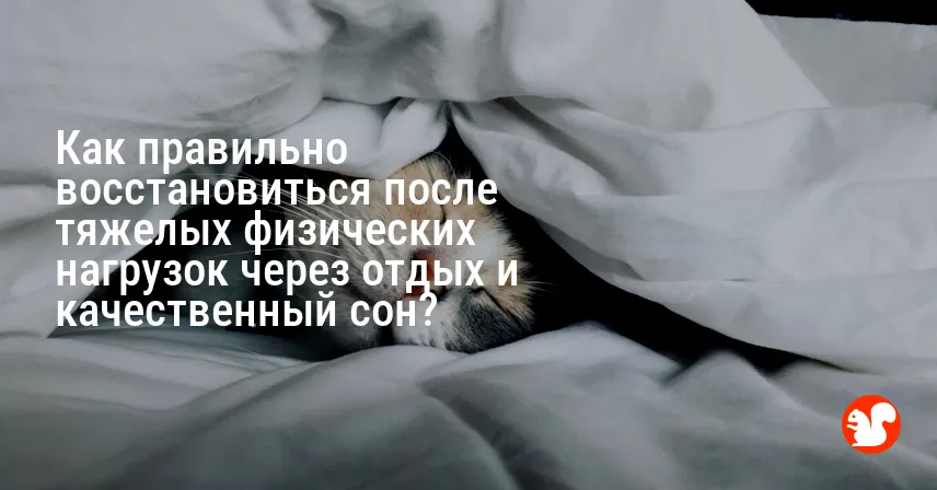Как правильно восстановиться после тяжелых физических нагрузок через отдых и качественный сон?