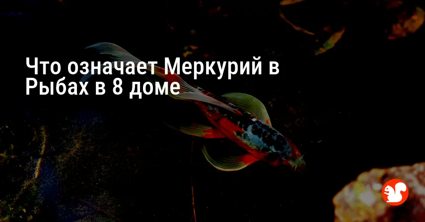Что означает Меркурий в Рыбах в 8 доме