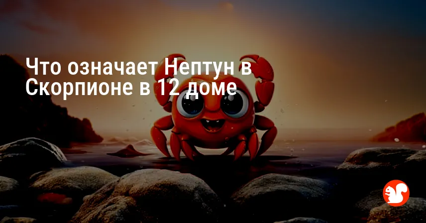Что означает Нептун в Скорпионе в 12 доме
