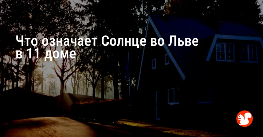 Что означает Солнце во Льве в 11 доме