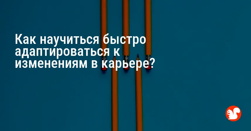 Как научиться быстро адаптироваться к изменениям в карьере?
