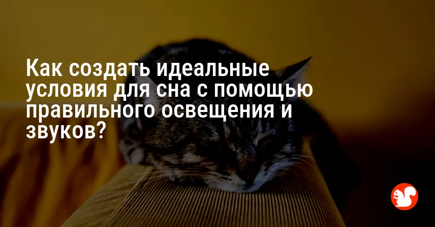 Как создать идеальные условия для сна с помощью правильного освещения и звуков?
