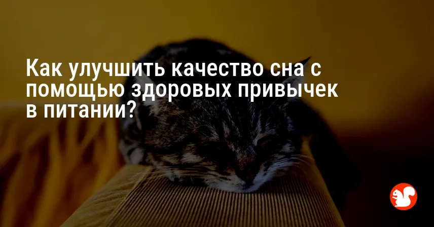 Как улучшить качество сна с помощью здоровых привычек в питании?