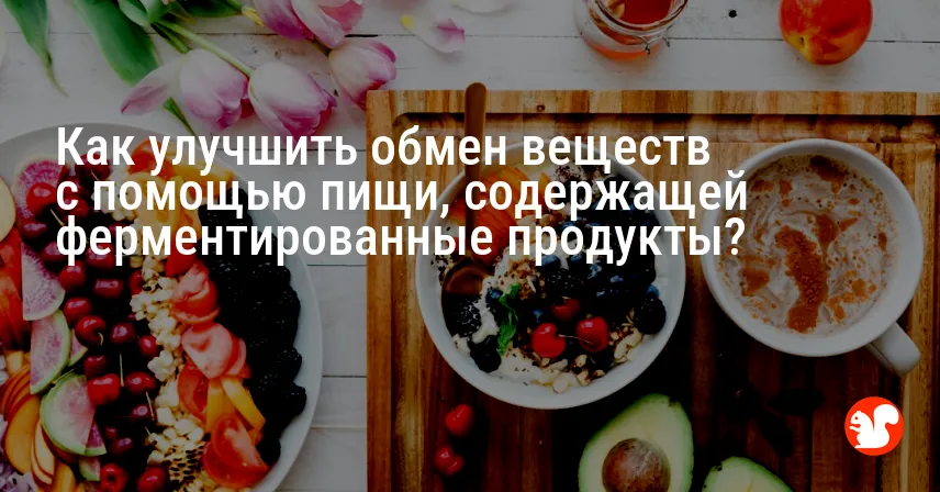 Как улучшить обмен веществ с помощью пищи, содержащей ферментированные продукты?