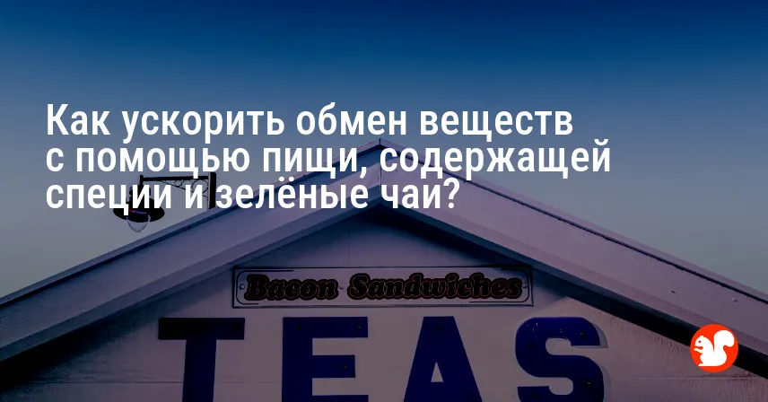 Как ускорить обмен веществ с помощью пищи, содержащей специи и зелёные чаи?