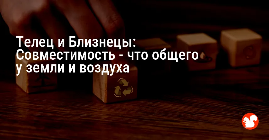 Телец и Близнецы: Совместимость — что общего у земли и воздуха