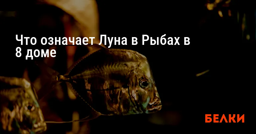 Что означает Луна в Рыбах в 8 доме