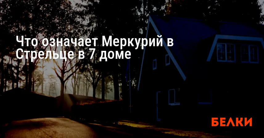 Что означает Меркурий в Стрельце в 7 доме