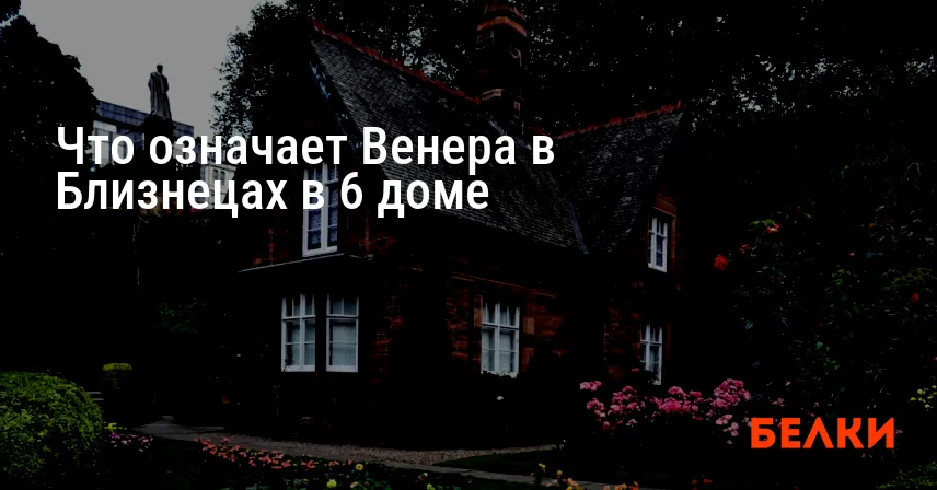 Что означает Венера в Близнецах в 6 доме