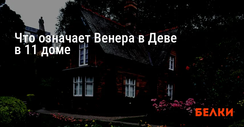 Что означает Венера в Деве в 11 доме