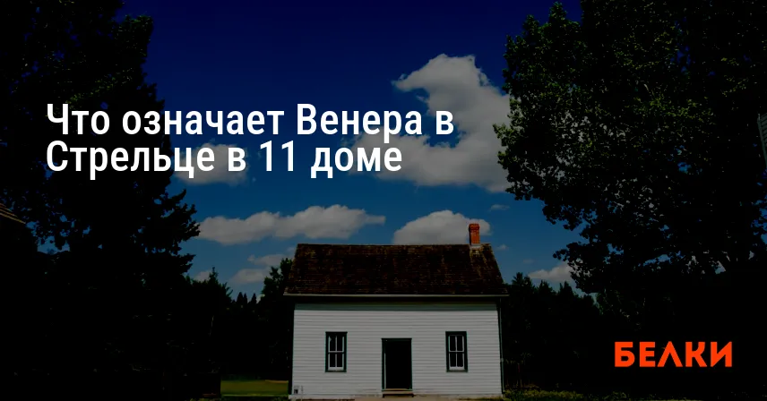 Что означает Венера в Стрельце в 11 доме