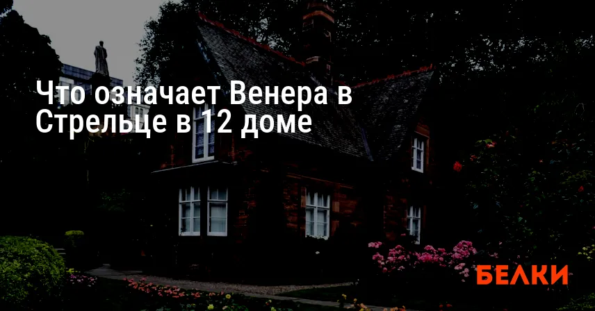 Что означает Венера в Стрельце в 12 доме