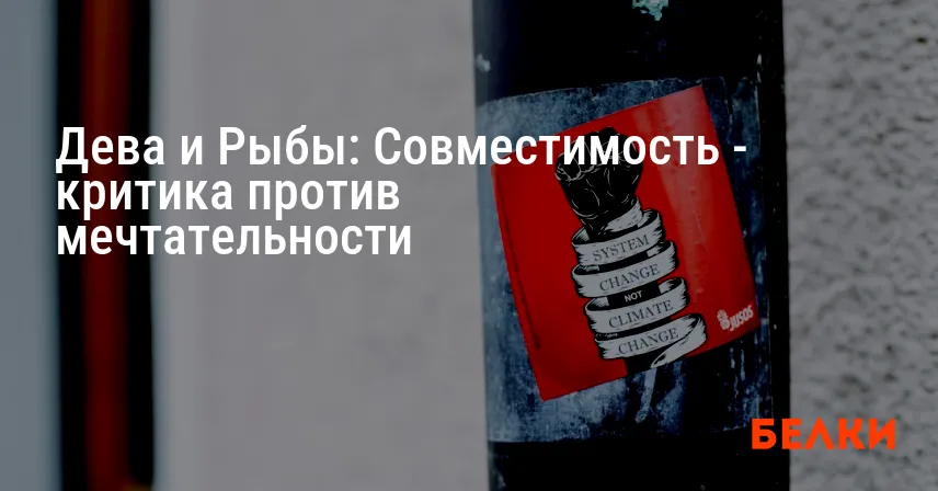 Дева и Рыбы: Совместимость — критика против мечтательности
