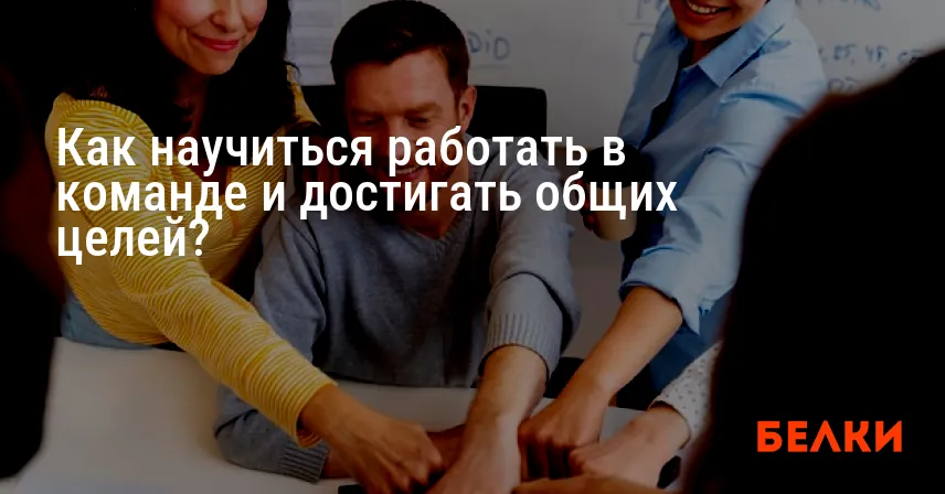 Как научиться работать в команде и достигать общих целей?