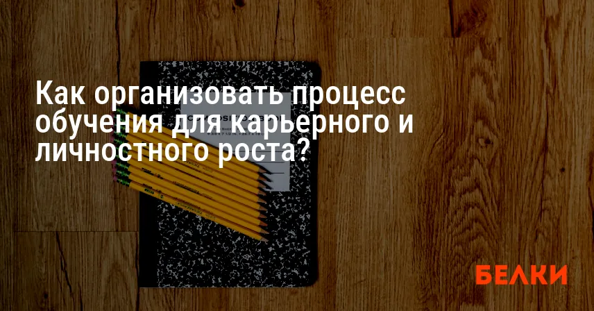 Как организовать процесс обучения для карьерного и личностного роста?