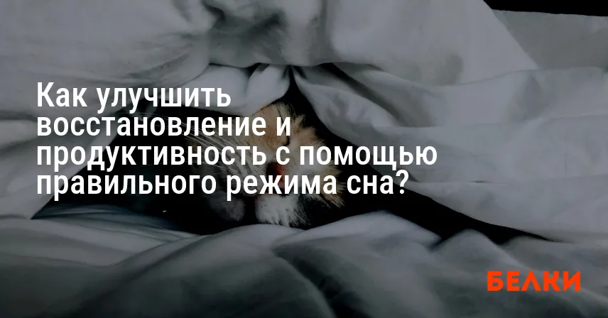 Как улучшить восстановление и продуктивность с помощью правильного режима сна?