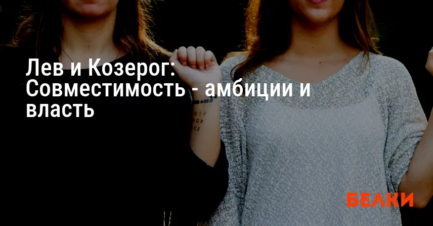 Лев и Козерог: Совместимость — амбиции и власть