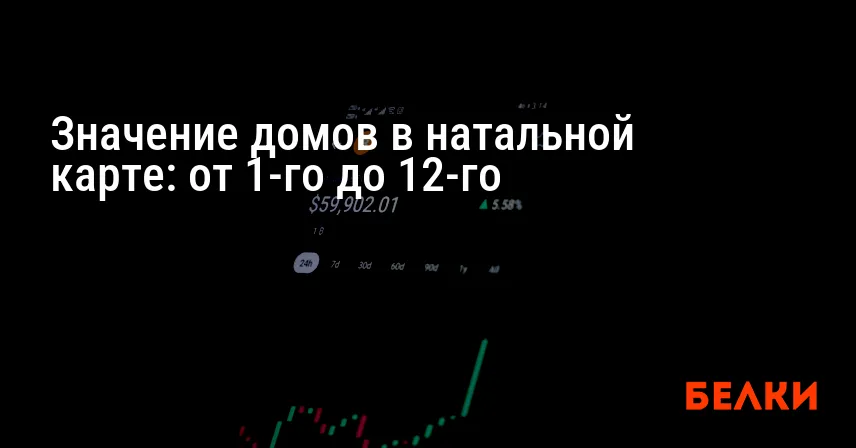Значение домов в натальной карте: от 1-го до 12-го